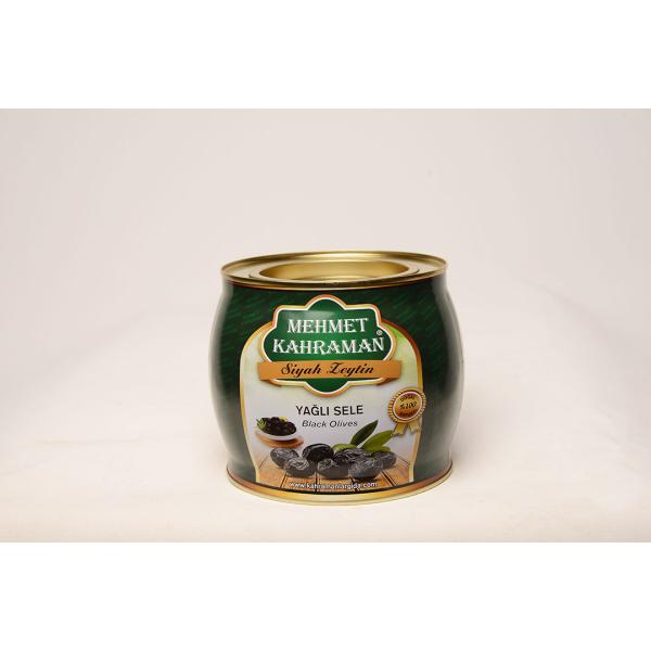 2 Kg. Yağlı Sele Siyah Zeytin 